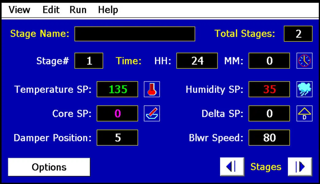 A computer screen with the time and speed of a run.